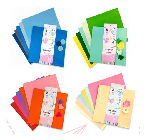 Papel Scrapbooking Y Origami 30x30cm Colores Azules