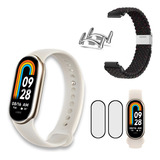 Smartwatch Xiaomi Mi Band 8 + 1 Pulseira + 2 Películas Nf