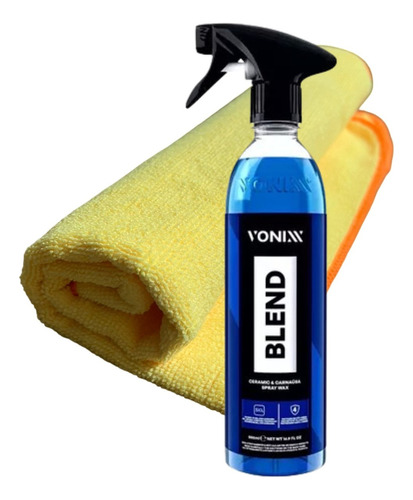 Cera Blend Automotiva Spray Vonixx + Toalha De Microfibra