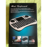 Mini Teclado Inalambrico, Mouse Pad,tv Box Videojuegos Smart