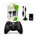 Kit Carga Y Juega Para Control Xbox 360 Pila Bateria Y Cable