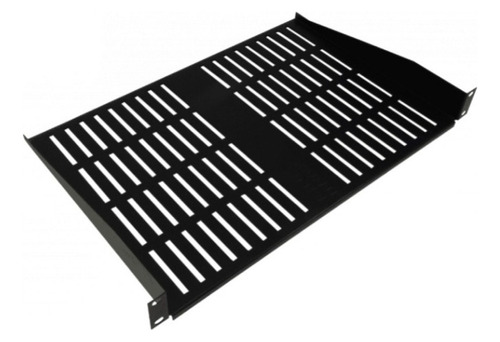 Bandeja Rack Ventilada Negra 1u 30cm Fondo Linkmade