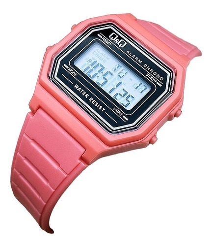 Reloj Qyq Para Mujer Pulso Silicona Hora Digital Y Alarma