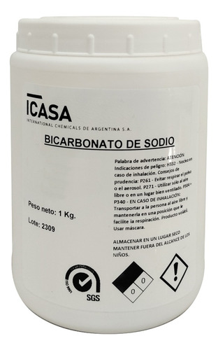 Bicarbonato De Sodio 1kg Apto Alimenticio Maxima Calidad 