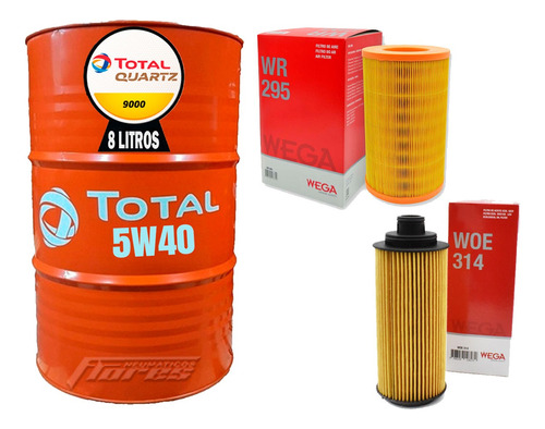 Cambio De Aceite 5w40 8l + Kit Filtro Chevrolet S10 2.8 Ctdi