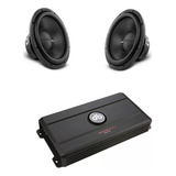 Paquete 2 Woofer Ds18 Zr12.4d+amplificador Spa15.1d Db Drive