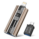 Memoria Usb 4 En 1 Eatop, Marrón, Compacto, 1 Tb, 3.0