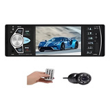 Radio 1 Din Mp5 Pantalla 4.1 Bluetooth Usb Mirrorlink + Cam