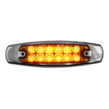 Plafon Camion Lateral Tipo Peterville 2 Leds Ambar Rojo