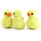 Brinquedo Pet Pato Fofo De Pelucia Para Caes  Com Apito