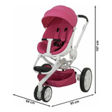 Cochecito De 3 Ruedas Quinny Moodd Color Rosa/pink. Usado.