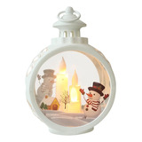 Faroles De Navidad Colgante Ornamento Vela Llama Luz Led