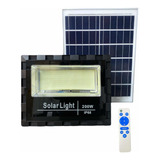 Reflector Led Solar 200w Ip65 Exterior 4 Baterías