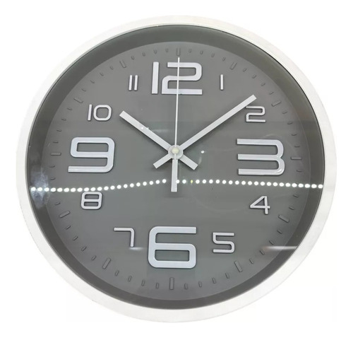 Reloj De Pared Clásico Nordico A Pila 30cm De Diametro