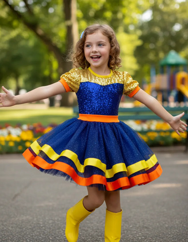 Vestido Generico De Lentejuela Diseño De Bely Con Botas