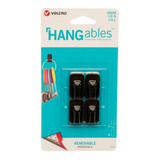 4 Pack Percheros Hangables Velcro Ganchos Adheribles Pared