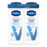 Pack 2 Vaseline Advanced Repai Crema Hidratante 600ml