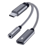 Adaptador De Audífonos Usb C Para Huawei,xiaomi,oppo,tableta