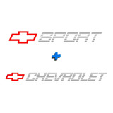 Calca Calcomanía Sticker Chevrolet Sport Laterales + Tapa
