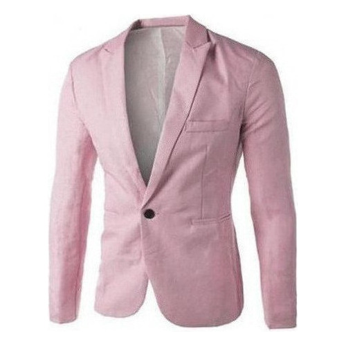 Blazer Informal De Manga Larga Para Hombre, Chaqueta