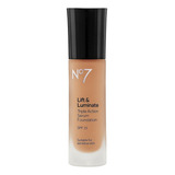 No7 Lift  Luminate Triple Acción Serum Foundation Spf 15 Ton