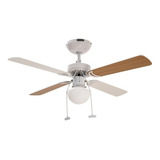 Ventilador De Techo Con Luz Clásico Mdf Masterfan Condesa 42