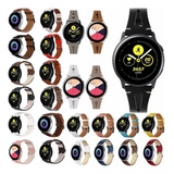 Correa De Piel Premium Para Galaxy Watch Active