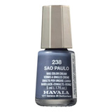 Esmalte De Uñas Mavala Mini Color São Paulo N238, Color Azul Petróleo, 5 Ml