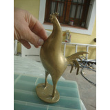 Antiguo Gallo Bronce 8,7 X 11,3 X 20,5 Alto - 560 Grs.