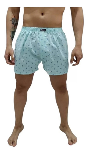 Calzoncillo Boxer Tela 100% Algodon Pinza Central Macys 777