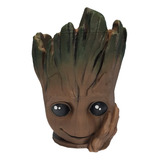 Mate Groot - Impresion 3d - Con Bombilla Marron Claro/oscuro