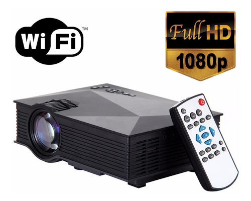 Proyector Tv Led Uc46 1200 Lumens Full Hd Hdmi Wi-fi 130´´, Mania-electronic