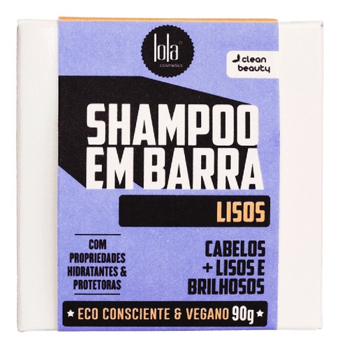 Shampoo Em Barra Lola Cosmetics Lisos 90g