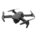 Mini Drone Plegable Doble Camara 4k Fpv Gps Wifi 2 Baterias Color Negro