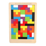 Puzle Tetris, 100% Madera, 40 Piezas, Top Gift Challenge
