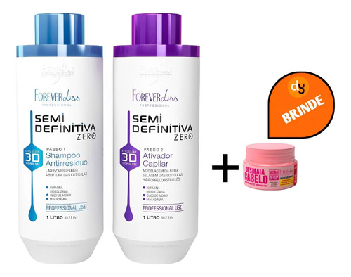 Progressiva Forever Liss  Semi Definitiva 2l  E Desmaia 40g