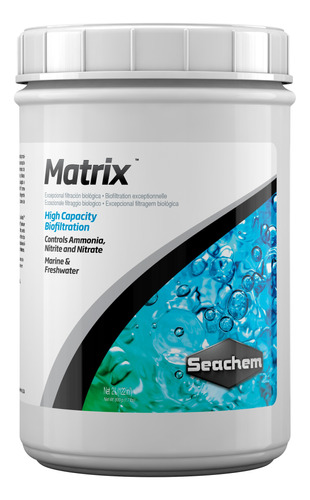 Matrix 2lt Seachem Filtración Biologica Acuario