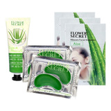 Pack Mascarilla Facial+ Parches Para Ojos+ Crema Manos Aloe