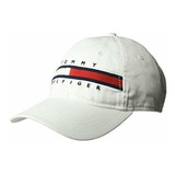 Gorra Tommy Hilfiger Men's Dad Hat Avery, Classic White, O /