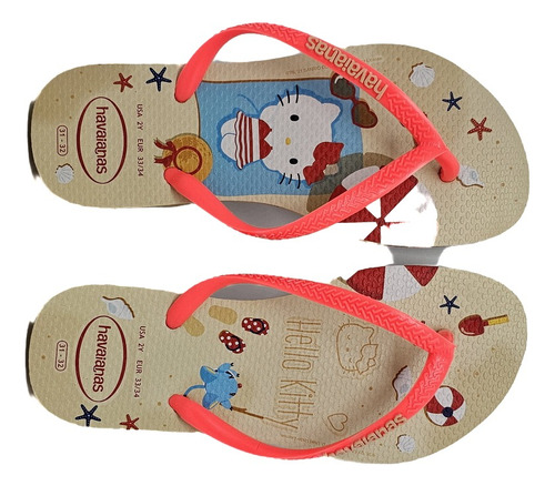 Ojotas Havaianas Kids Slim Hello Kitty - Colores