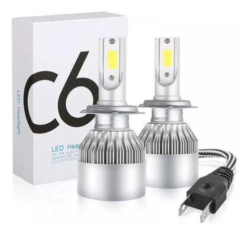 Kit Focos Led  C6, Cyborg, H3, H7, H11, 9005, 9006 