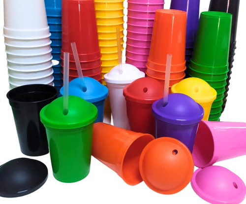 Vasos Plásticos Souvenirs Pasteles (25 Unid)