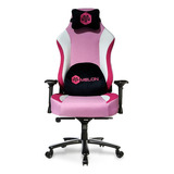 Silla Butaca Gamer Melon Gaming Oficina Reclinable Color Blanco/rosa Xpro Flag Material Del Tapizado Cuero Pu