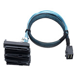 Cable Sas Sff-8643 A Sff-8482 De 4 X 29 Pines Para Servidor