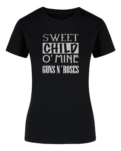 Playera Mujer Guns And Roses Rock