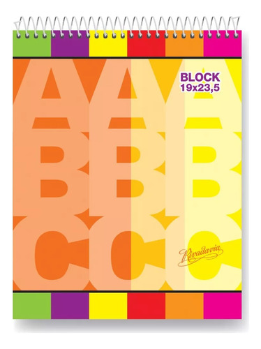 Cuaderno Rivadavia Abc P/ Zurdos Block C/ Esp 19x23.5 Cm