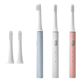 Escova Dental Elétrica 3 Velocidades Recarrgável Com 2 Refis
