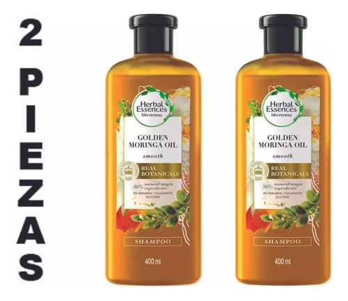 Shampoo Herbal Essences Bio Renew Golden Moringa  2 Pzas