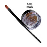 Maquillaje Cejas Gel Larga Duración A Prueba De Agua Cvl Color Café Medio