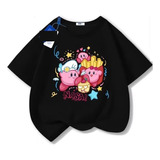 Camiseta De Manga Corta Con Estampado Kirby Papa Frita 